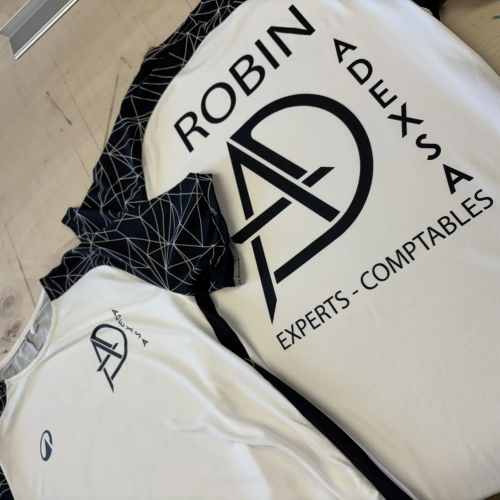 Tee-shirts personnalisés au logo Robin Adexsa, experts-comptables